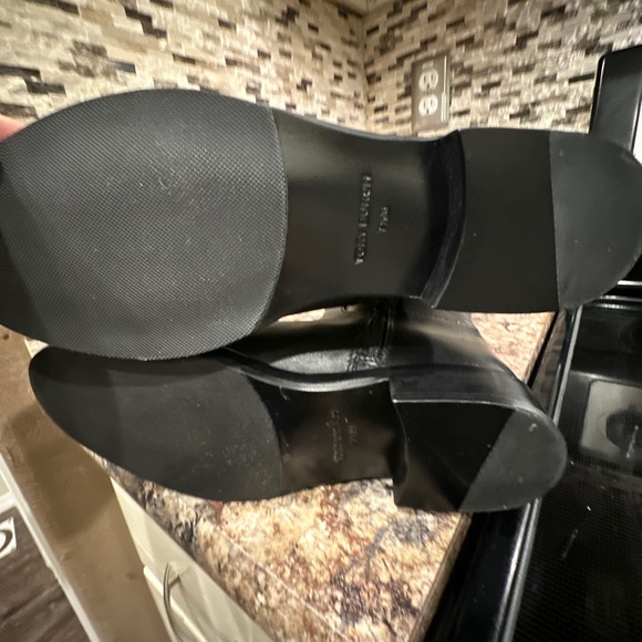 Tory Burch 7.5 T Hardware Riding Boot Black Leather Store Display - Picture 4 of 7